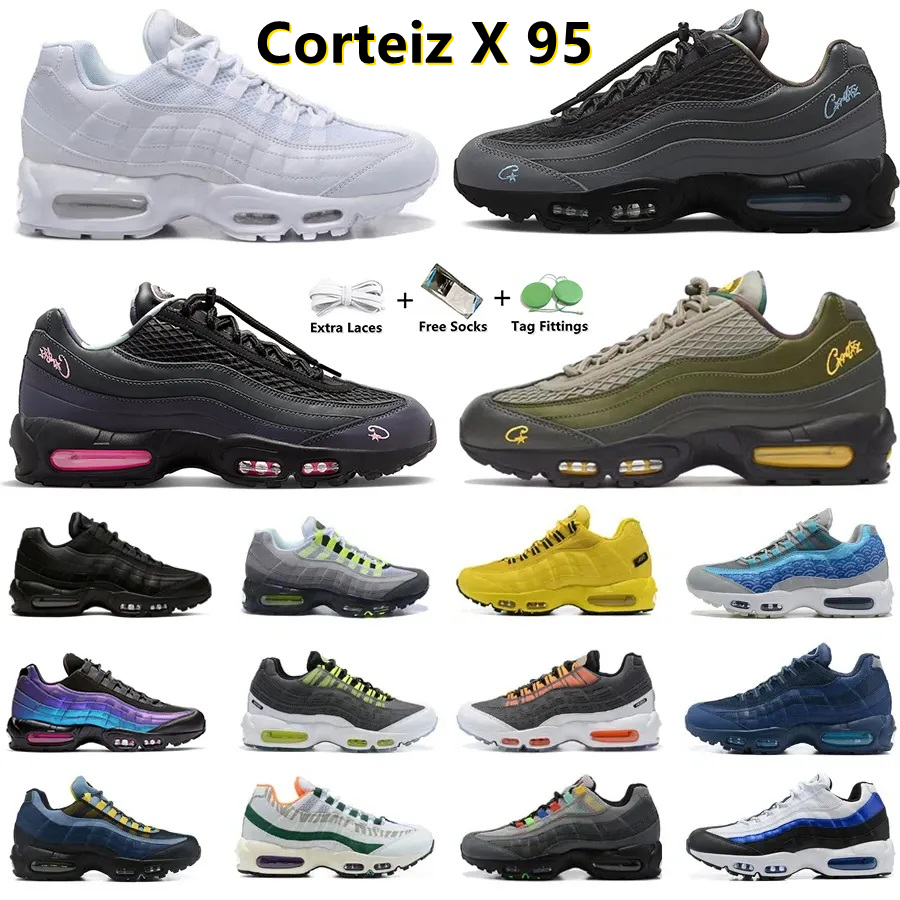 2023 95s Men Women Running Shoes Sneaker Corteiz 95 x Aegean Storm Sequoia Pink Beam Triple Black White Obsidian Neon Laser Fuchsia Greedy 3.0 Trainers Sports Sneakers, Color#3
2023 95s Men Women Running Shoes Sneaker Corteiz 95 x Aegean Storm Sequoia Pink Beam Triple Black White Obsidian Neon Laser Fuchsia Greedy 3.0 Trainers Sports Sneakers, Color#3