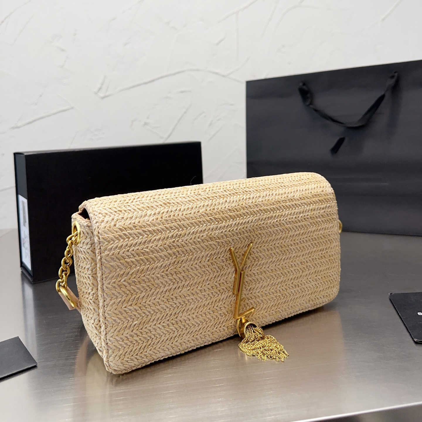 Designer Bag Straw Bags Fashion Shoulder Bag Womens high Quilted Beach Crossbody Bags Tassel Handbags Raffia Grass Bags Clutch Purses caitlin_fashion_bags, Black(with logo)
Designer Bag Straw Bags Fashion Shoulder Bag Womens high Quilted Beach Crossbody Bags Tassel Handbags Raffia Grass Bags Clutch Purses caitlin_fashion_bags, Black(with logo)