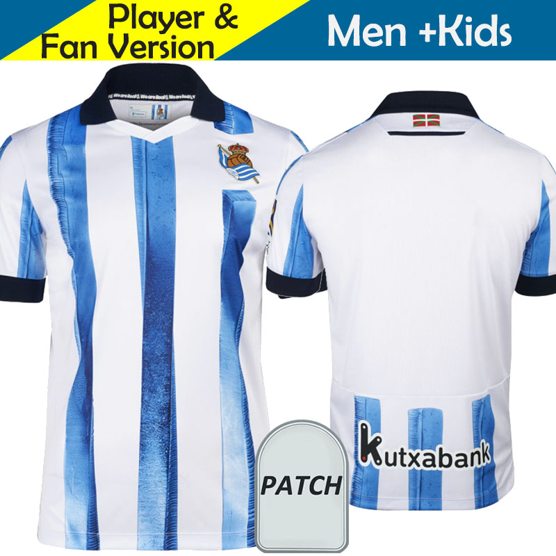 23/24 Camisetas ReAl SoCIedAD Soccer Jerseys Kids Kit 2023 2024 Futbol Home Away Football Shirts Training Goalkeeper CARLOS FDEZ OYARZABAL MERINO SILVA BARRENETXEA, 3rd
23/24 Camisetas ReAl SoCIedAD Soccer Jerseys Kids Kit 2023 2024 Futbol Home Away Football Shirts Training Goalkeeper CARLOS FDEZ OYARZABAL MERINO SILVA BARRENETXEA, 3rd