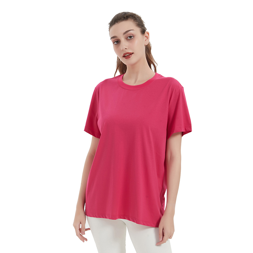 Cotton Add Lycra fabric Yoga T-shirts Fitness Women Yoga Running Top Quick Dry Short Sleeve T-shirts Fashion Outdoor Yoga Tanks Sports Gym Clothes, Pink
Cotton Add Lycra fabric Yoga T-shirts Fitness Women Yoga Running Top Quick Dry Short Sleeve T-shirts Fashion Outdoor Yoga Tanks Sports Gym Clothes, Pink