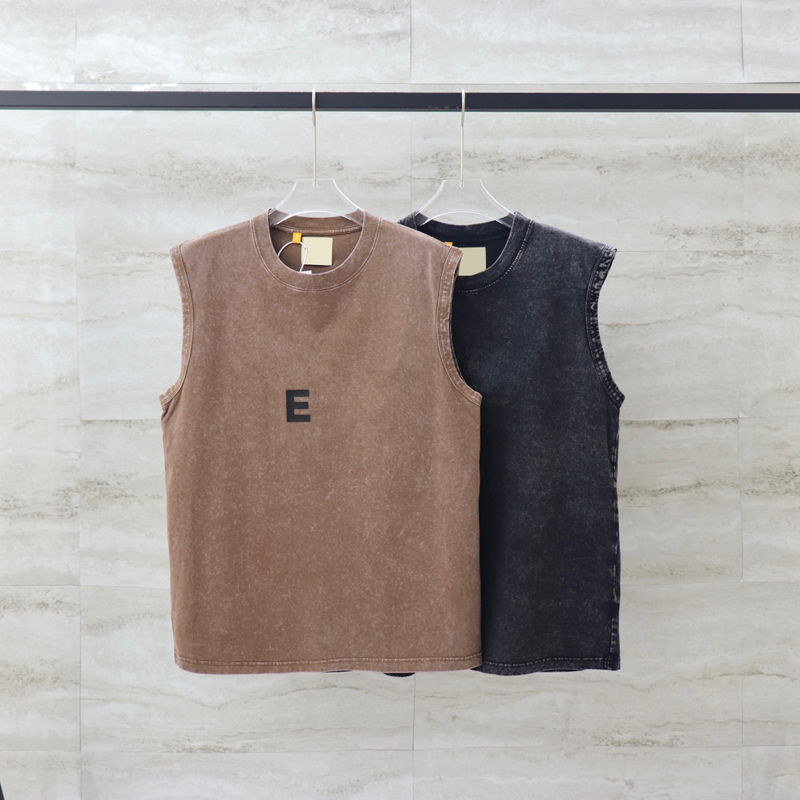 23ss Spring Summer Silicone Log Vest Men Tee USA Sleeveless T shirt Short Sleeve Streetwear Cotton Europe Casual Tank, 303 brown
23ss Spring Summer Silicone Log Vest Men Tee USA Sleeveless T shirt Short Sleeve Streetwear Cotton Europe Casual Tank, 303 brown
