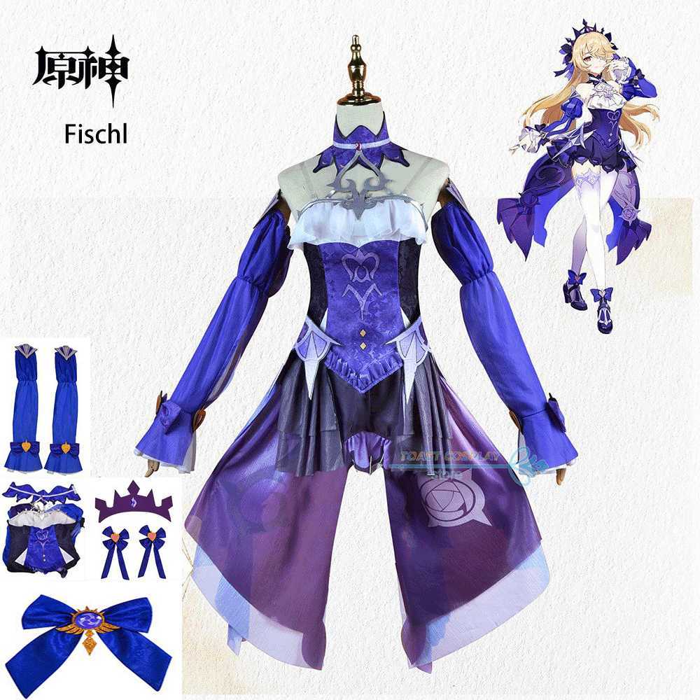 Anime Costumes Fischl Cos Genshin Impact Cosplay Full Outfit Halloween Come Performance Oome Jumpsuits And Wigs Empress Style Z0602
Anime Costumes Fischl Cos Genshin Impact Cosplay Full Outfit Halloween Come Performance Oome Jumpsuits And Wigs Empress Style Z0602