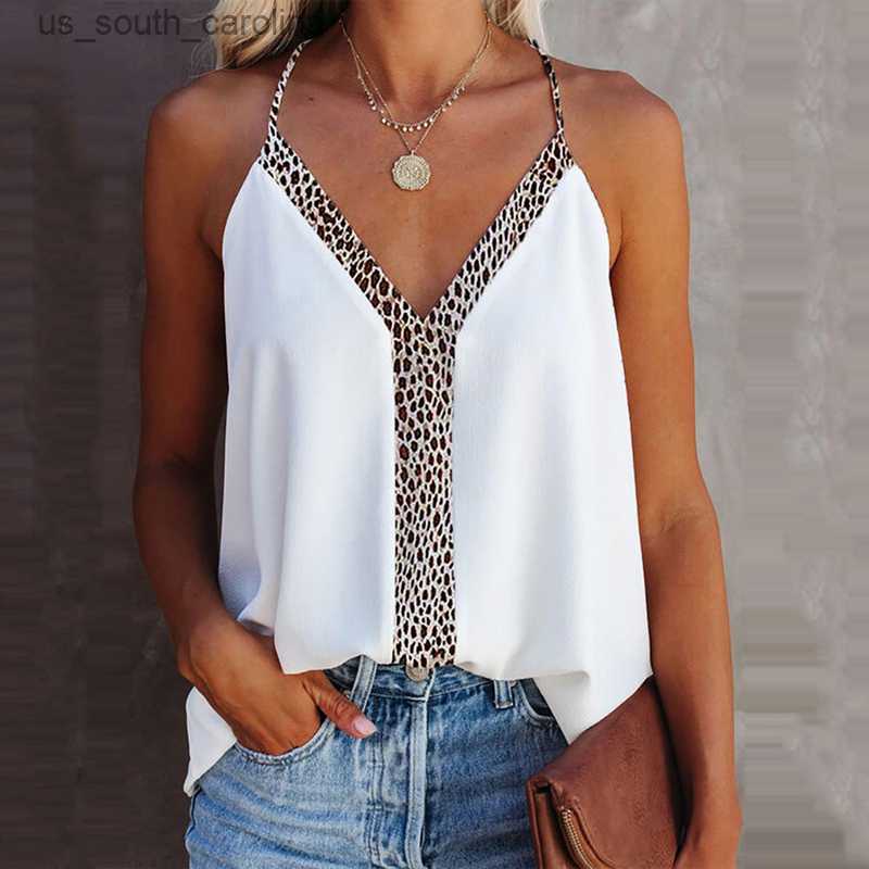 Camis Leopard Print V-Neck Sleeveless Tank Top Casual Sleeveless Vest Tops Top Tank Tops Summer Womens Clothes L230522, White
Camis Leopard Print V-Neck Sleeveless Tank Top Casual Sleeveless Vest Tops Top Tank Tops Summer Womens Clothes L230522, White