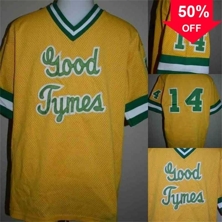Xflsp GlaA3740 Vintage Good #14 Tymes Bar Tavern Baseball Jersey High Quality Size S-3XL100% Stitched High Quality Custom Mens Womens Youth jersey, Yellow
Xflsp GlaA3740 Vintage Good #14 Tymes Bar Tavern Baseball Jersey High Quality Size S-3XL100% Stitched High Quality Custom Mens Womens Youth jersey, Yellow