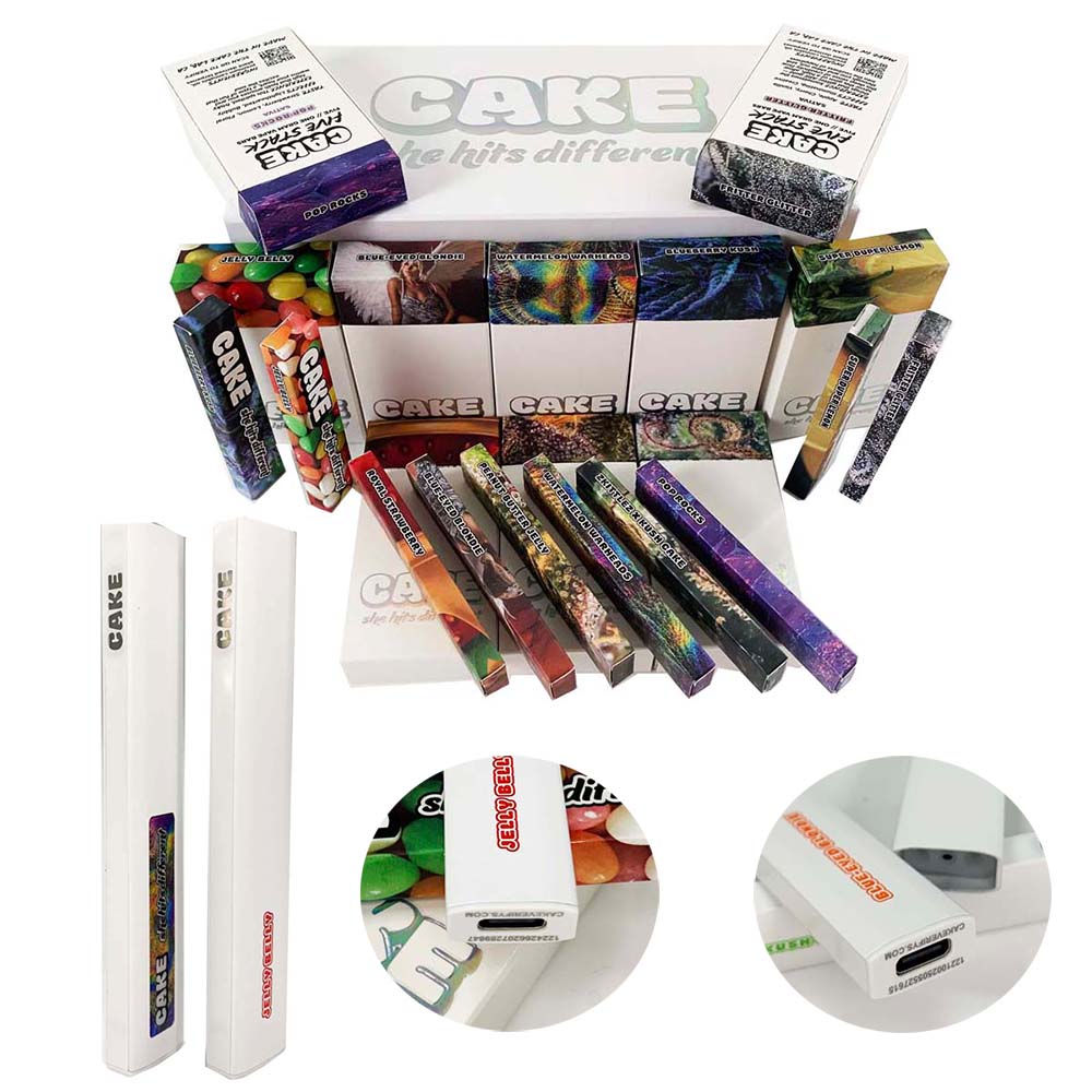 New Popular Gen 6 Cake Disposable Vape Pens 1.0ml 280mAh Rechargeable battery Empty thick oil pod E-Cigarettes with Packaging 20 flavors
New Popular Gen 6 Cake Disposable Vape Pens 1.0ml 280mAh Rechargeable battery Empty thick oil pod E-Cigarettes with Packaging 20 flavors