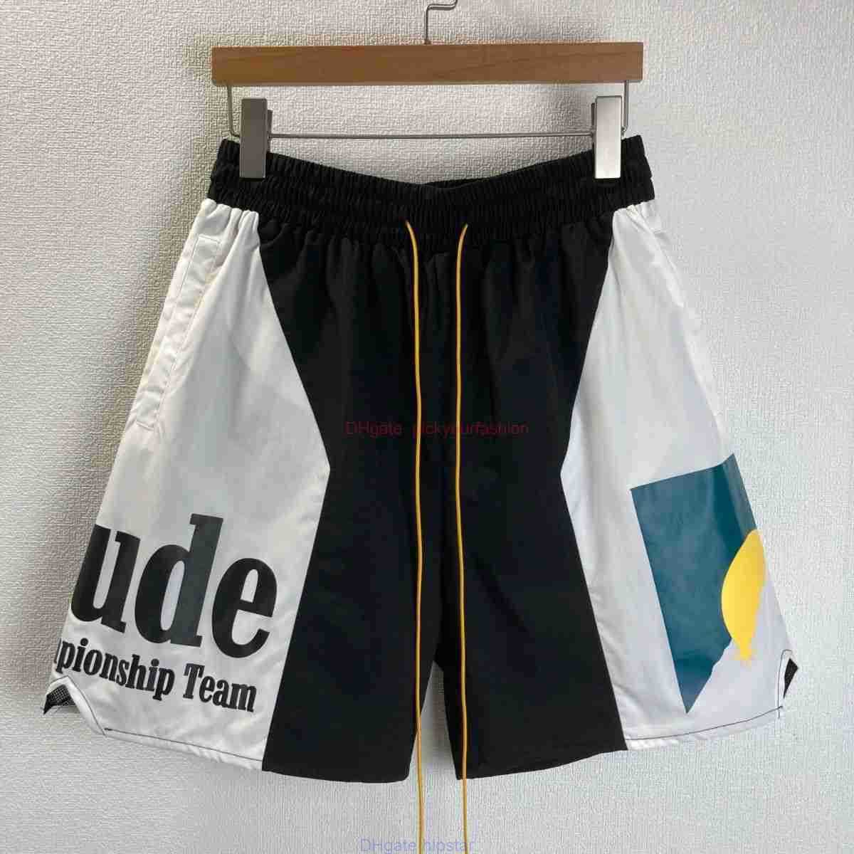 Designer Short Fashion Casual Clothing Beach shorts Rhude Sunset Mountain Letter Printing Panel Woven Mens Couple Fashion Casual Sports Shorts Ins Joggers Sportsw, Black
Designer Short Fashion Casual Clothing Beach shorts Rhude Sunset Mountain Letter Printing Panel Woven Mens Couple Fashion Casual Sports Shorts Ins Joggers Sportsw, Black