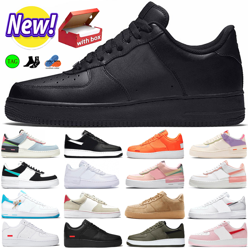With Box mens af1 running shoes one for men women platform sneakers Classic White Black Spruce Aura Washed Coral Arctic Punch Flax trainers outdoor sports 36-45, 19
With Box mens af1 running shoes one for men women platform sneakers Classic White Black Spruce Aura Washed Coral Arctic Punch Flax trainers outdoor sports 36-45, 19