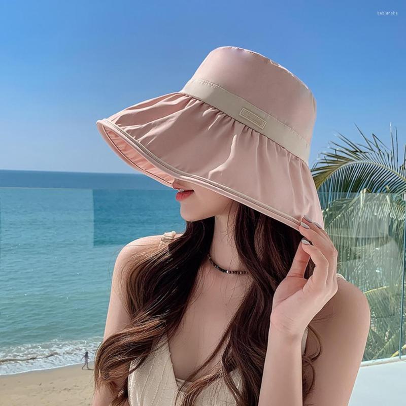 Wide Brim Hats Washable Trendy Women Outdoor Beach Sun Hat Soft Bucket Ruffle Fashion Accessories, Pink
Wide Brim Hats Washable Trendy Women Outdoor Beach Sun Hat Soft Bucket Ruffle Fashion Accessories, Pink
