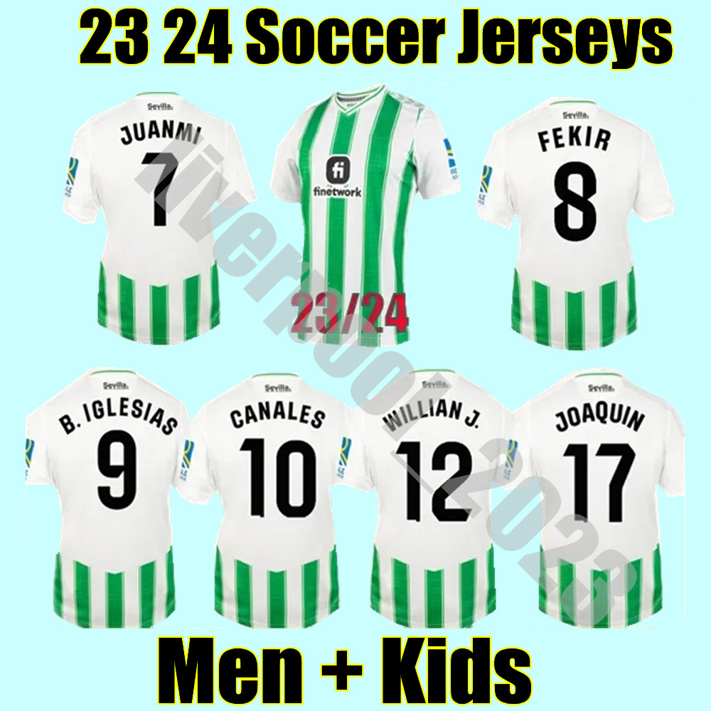 2023 2024 Real Betis Home soccer Jerseys 4TH special 23 24 JOAQUIN B.Iglesias camiseta de futbol MEN KIDS sets Juanmi CANALES Fekir football shirts DEL FINAL, Adult 1 
2023 2024 Real Betis Home soccer Jerseys 4TH special 23 24 JOAQUIN B.Iglesias camiseta de futbol MEN KIDS sets Juanmi CANALES Fekir football shirts DEL FINAL, Adult 1