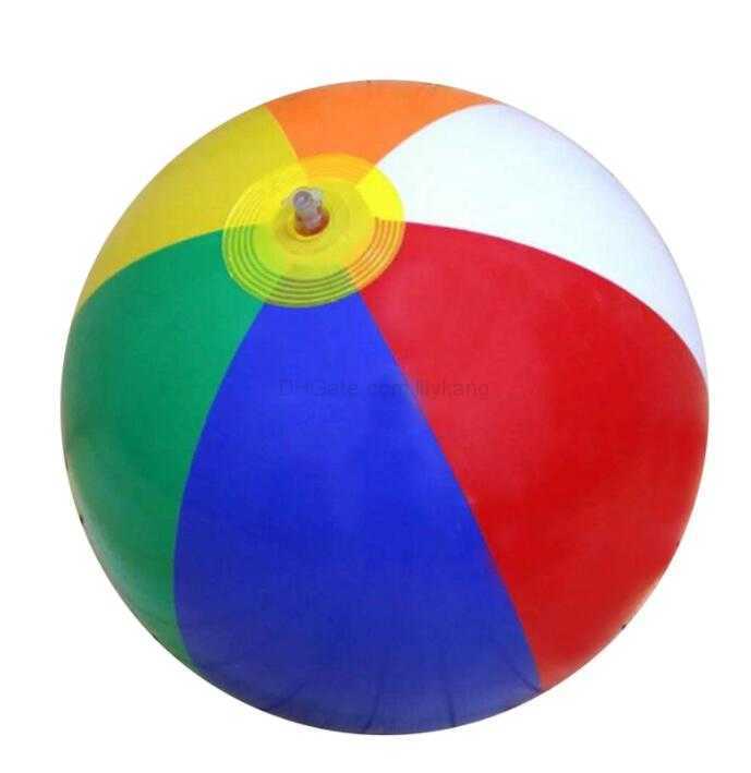 Wholesale colorful printed inflatable beach ball Pvc water sports promotion Game Floating toy Pvc air swimming pool ball kids playing Toy