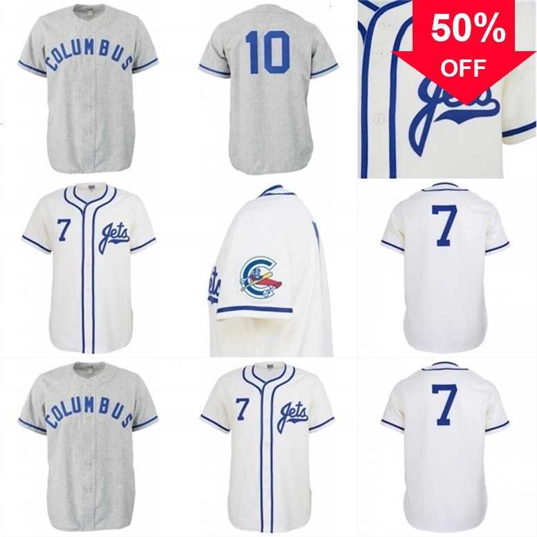 Xflsp GlaMitNess Columbus Jets 1959 Road Jersey 1961 Home Jersey Men Women Youth Baseball Jerseys Double Stitched, Grey number 10 no name
Xflsp GlaMitNess Columbus Jets 1959 Road Jersey 1961 Home Jersey Men Women Youth Baseball Jerseys Double Stitched, Grey number 10 no name