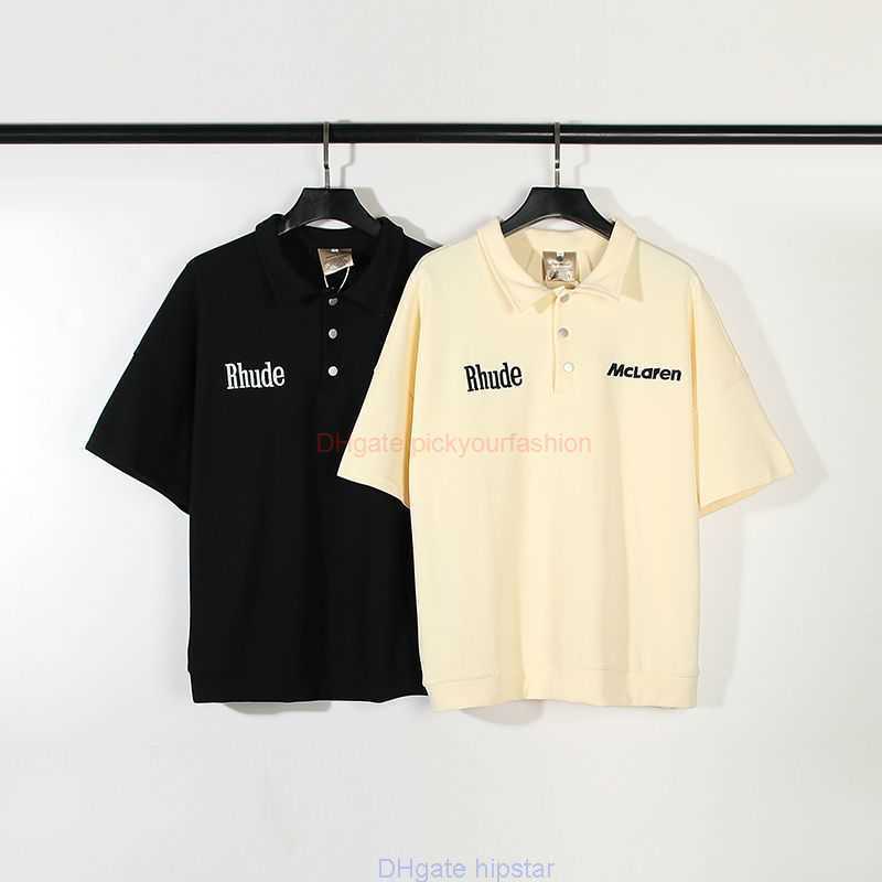 Designer Fashion Clothing Tees Tshirt Rhude Co Branded Mclaren Mclaren Polo Shirt Sports Fashion Brand Mens Womens Summer Lapel American Short Sleeved Tshirts Cott, Apricot w107
Designer Fashion Clothing Tees Tshirt Rhude Co Branded Mclaren Mclaren Polo Shirt Sports Fashion Brand Mens Womens Summer Lapel American Short Sleeved Tshirts Cott, Apricot w107