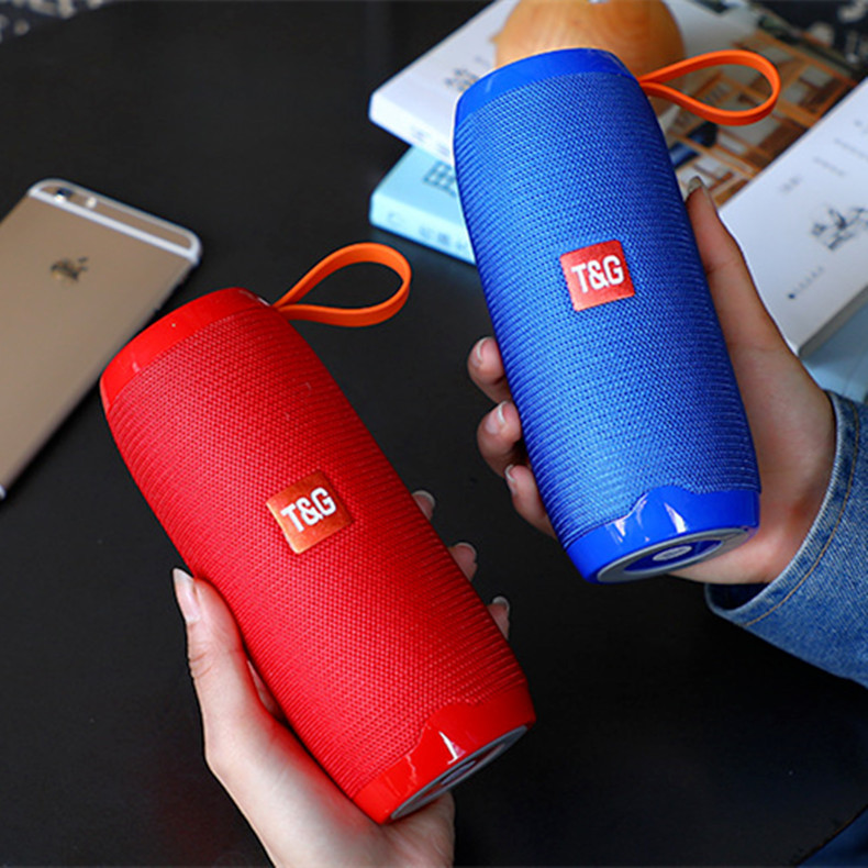 By Sea Shipping TG106 Mini BT Speaker Hifi Stereo Protable Wireless Soundbox Subwoofers Loudspeaker Outdoor MP3 Music Players USB FM PK TG116 TG117