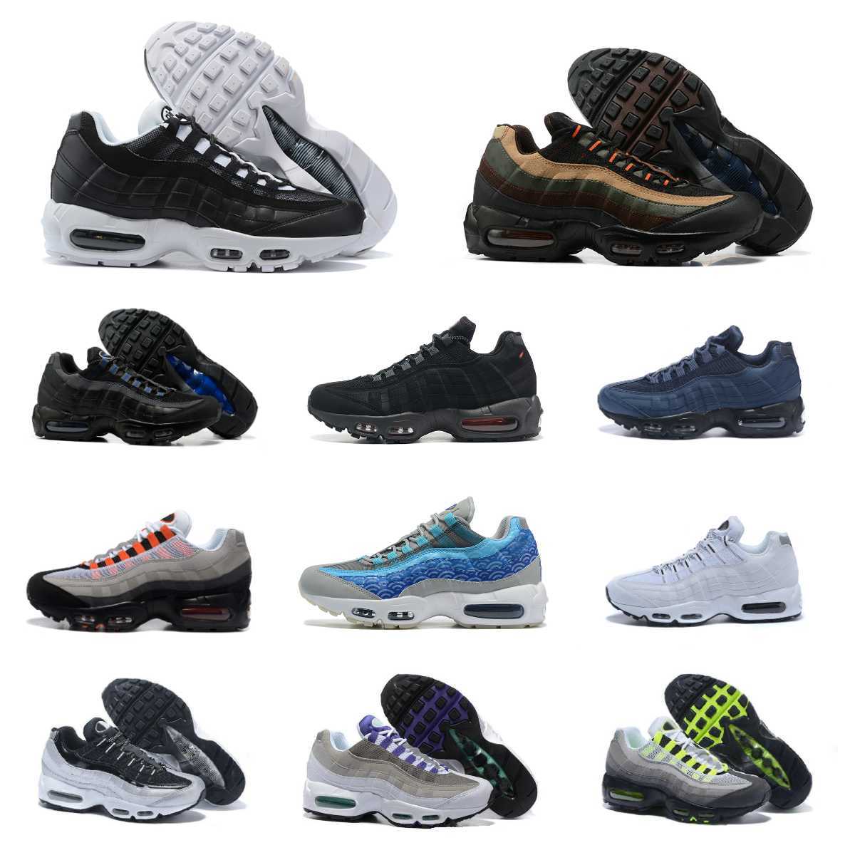 Trainers 95 Mens Running Sports Shoes Airmaxs 95s Greedy Dark Smoke Grey Grape Safari Classic OG Triple Black White Maxs Solar Red Club Neon TV Cork Outdoor Sneakers S3, Please contact us