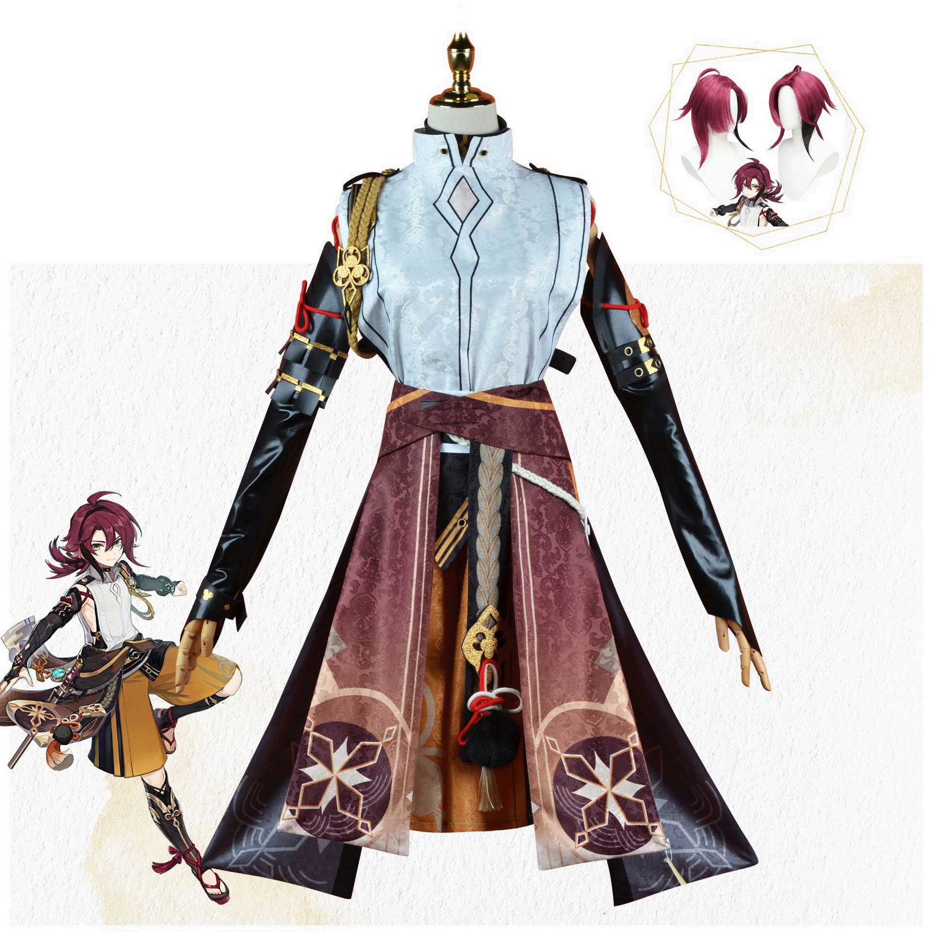 Anime Costumes Genshin Impact Shikanoin Cosplay Anime Come Wig Full Set with Accessories Cosplay Gentle Outfits for Hallowmas Z0602
Anime Costumes Genshin Impact Shikanoin Cosplay Anime Come Wig Full Set with Accessories Cosplay Gentle Outfits for Hallowmas Z0602