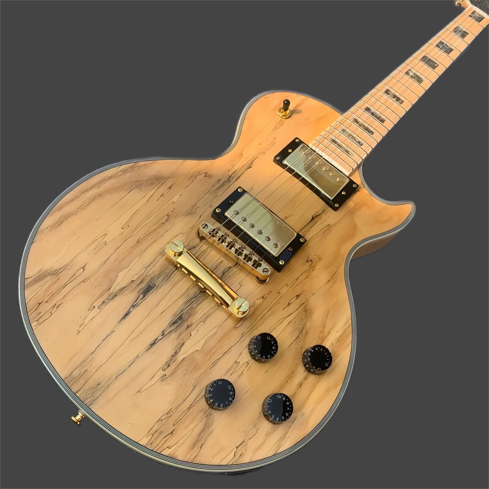 IN Stock electric guitar maple fingerboard, real abalone inlay, gold hardware, free shipping369
IN Stock electric guitar maple fingerboard, real abalone inlay, gold hardware, free shipping369