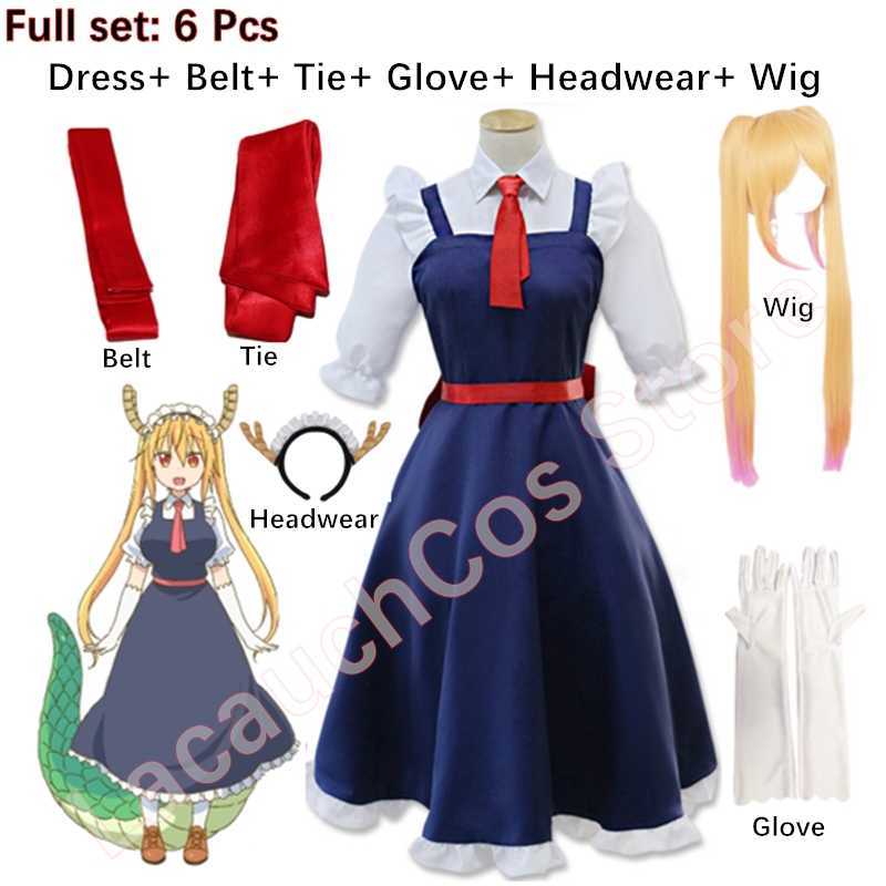 Anime Costumes New Anime Miss Kobayashi's Dragon Maid Tohru Cosplay Come For Women Lacauch Kobayashi Holiday Party Maid Uniforms Come Wig Z0602
Anime Costumes New Anime Miss Kobayashi's Dragon Maid Tohru Cosplay Come For Women Lacauch Kobayashi Holiday Party Maid Uniforms Come Wig Z0602