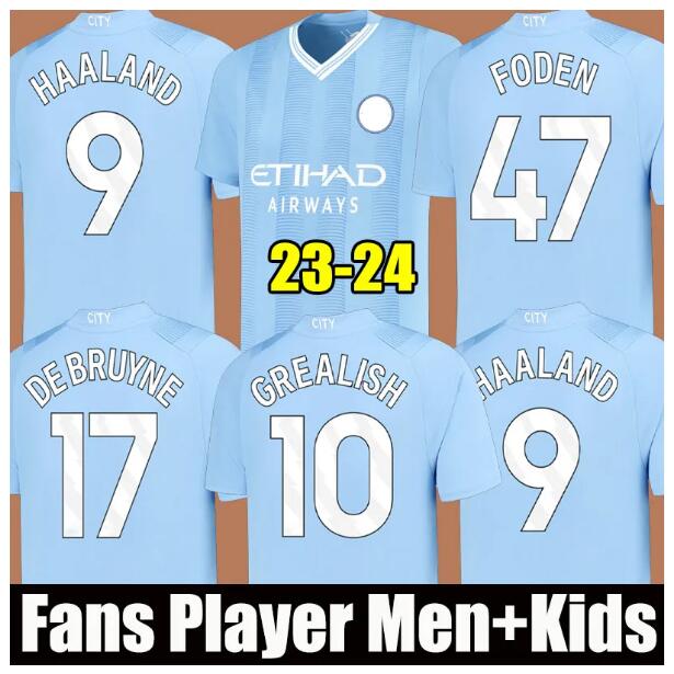 23 24 HAALAND soccer jerseys GREALISH MANCHESTER DE BRUYNE MANS CITIES JOAO CANCELO CITY fans player version FODEN 3rd 2023 2024 men kids kit football shirt
23 24 HAALAND soccer jerseys GREALISH MANCHESTER DE BRUYNE MANS CITIES JOAO CANCELO CITY fans player version FODEN 3rd 2023 2024 men kids kit football shirt