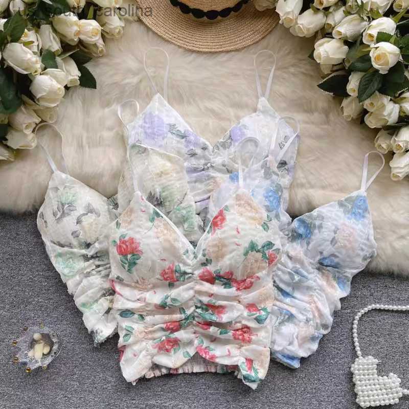 Camis French Floral Print Crop Tops for Women Spaghetti Strap Chic Tank Top with Built In Bra Charming Womens Tanks Camis Dropship L230522, Purple
Camis French Floral Print Crop Tops for Women Spaghetti Strap Chic Tank Top with Built In Bra Charming Womens Tanks Camis Dropship L230522, Purple