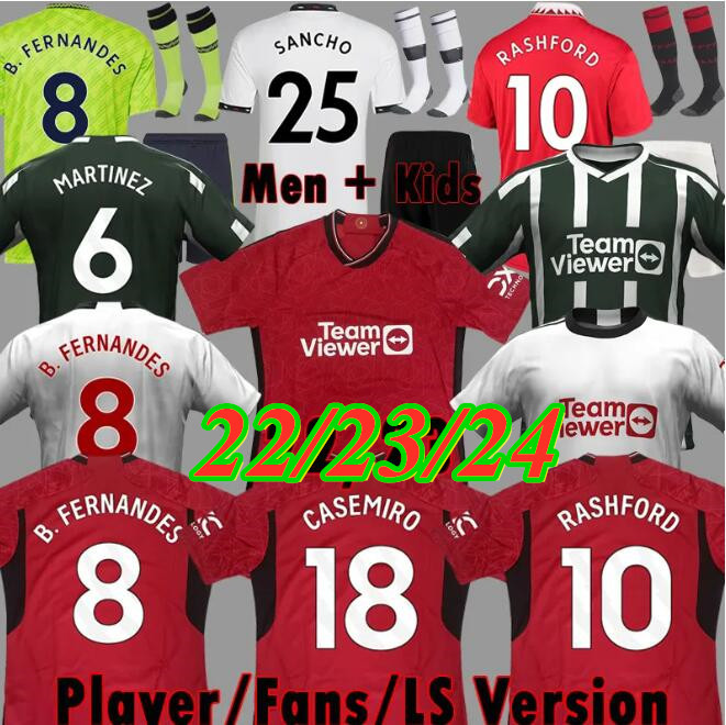 23 24 RASHFORD CASEMIRO MARTINEZ SANCHO soccer jerseyS Love GARNACHO ANTONY 2023 2024 B. FERNANDES WEGHORST MancHEstErS MANS UTDS football shirt kit set Uniforms, White
23 24 RASHFORD CASEMIRO MARTINEZ SANCHO soccer jerseyS Love GARNACHO ANTONY 2023 2024 B. FERNANDES WEGHORST MancHEstErS MANS UTDS football shirt kit set Uniforms, White