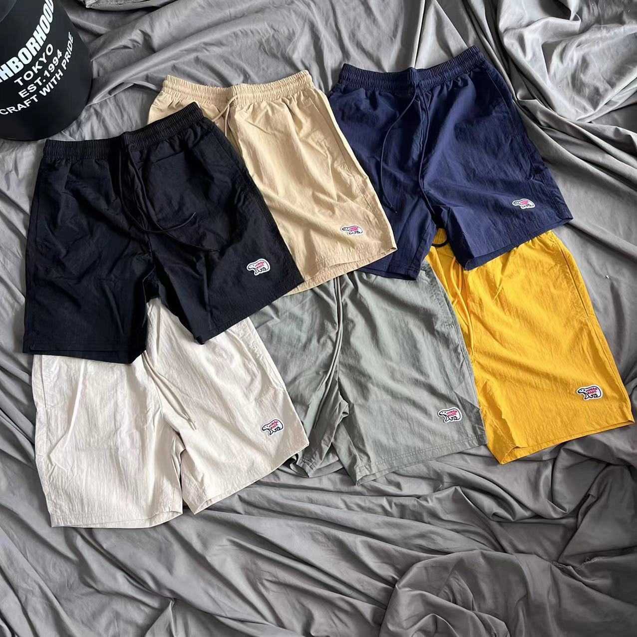 Men's Shorts Tide HUMAN MADE Polar Bear Embroidered Small Label Nylon Woven Quick Dry Beach Pants Summer T230603, Dark blue
Men's Shorts Tide HUMAN MADE Polar Bear Embroidered Small Label Nylon Woven Quick Dry Beach Pants Summer T230603, Dark blue