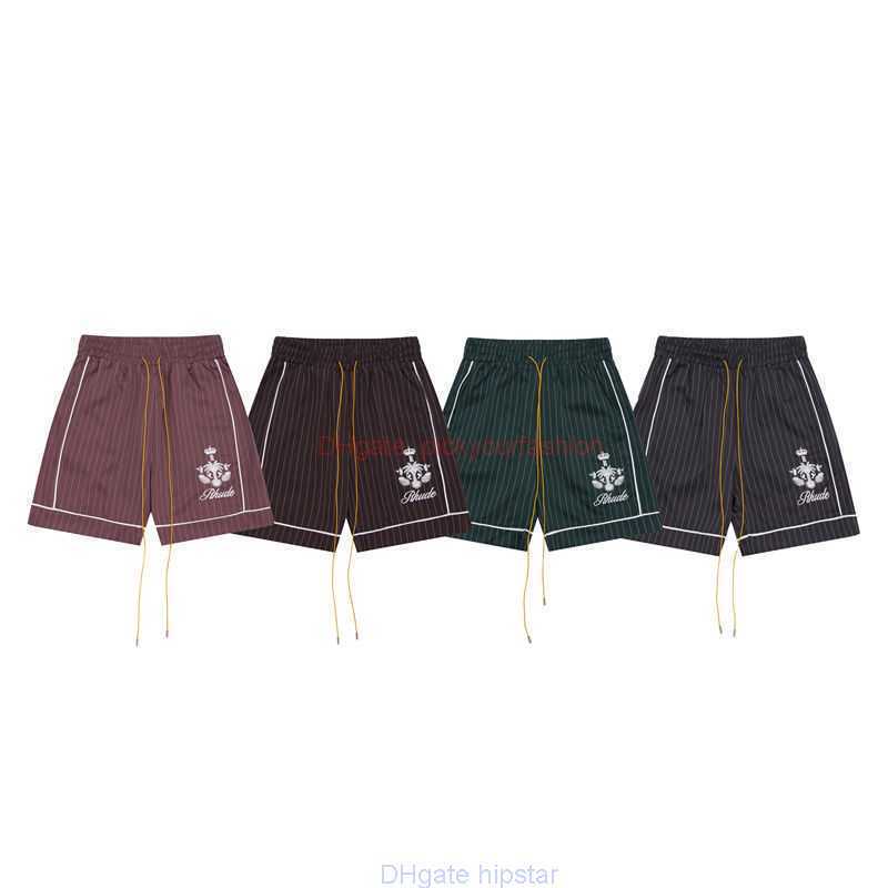 Designer Short Fashion Casual Clothing Beach shorts Rhudes New Coconut Crown Embroidery Panel Drawstring Shorts High Street Casual Summer Loose Mens Womens Capris, Black 1
Designer Short Fashion Casual Clothing Beach shorts Rhudes New Coconut Crown Embroidery Panel Drawstring Shorts High Street Casual Summer Loose Mens Womens Capris, Black 1
