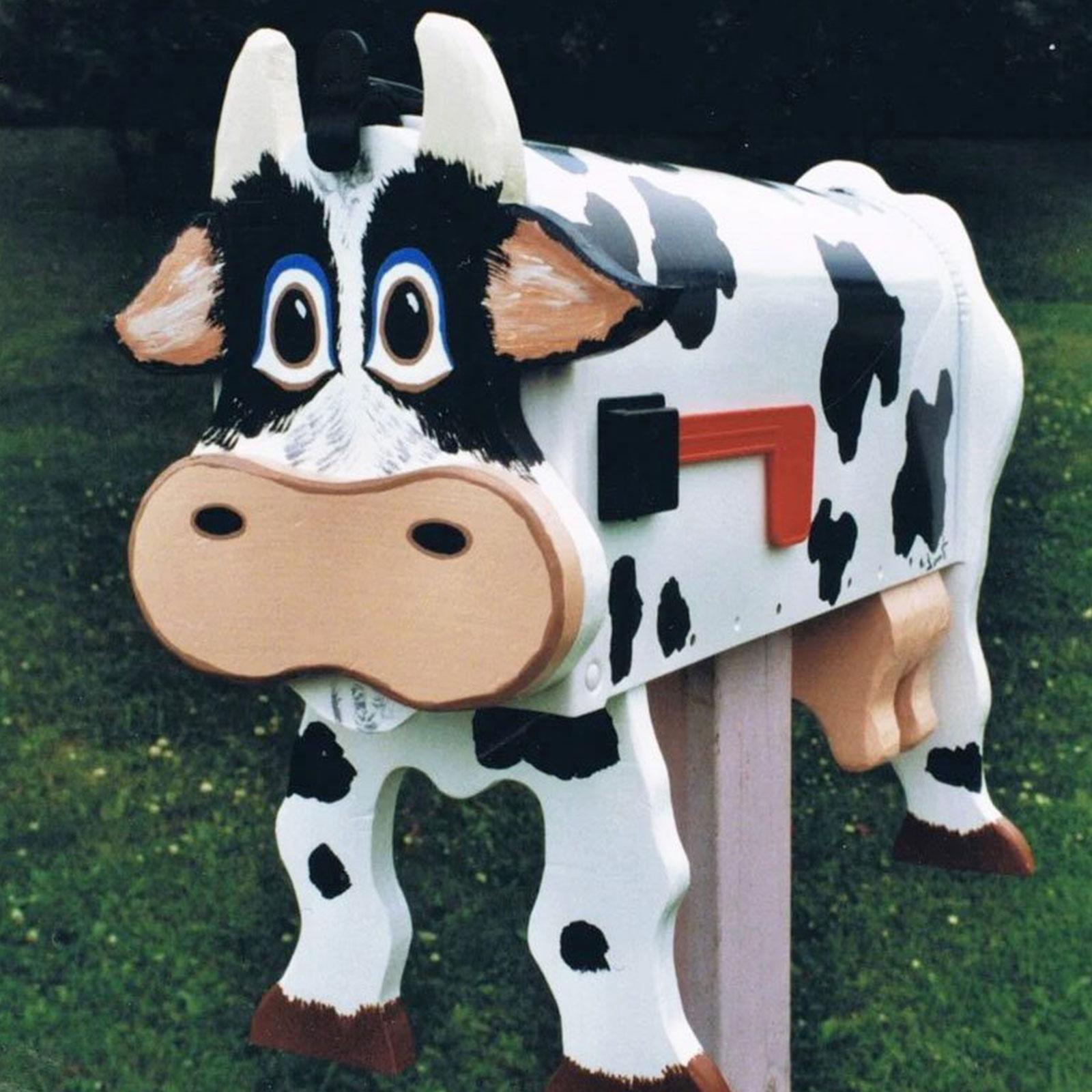 Garden Decorations Unique Chicken Cow Horse Mailbox Metal Wall Mounted Post Box Weatherproof Farm Animal Mailboxes Outside Decoration Crafts 230603