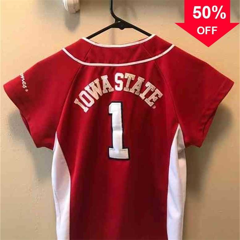 Xflsp GlaA3740 IOWA STATE CYCLONES #1 Baseball Style Jersey Rare Vintage Colosseum Jersey High Quality Size S-3XL100% Stitched Custom Jersey, Red
Xflsp GlaA3740 IOWA STATE CYCLONES #1 Baseball Style Jersey Rare Vintage Colosseum Jersey High Quality Size S-3XL100% Stitched Custom Jersey, Red
