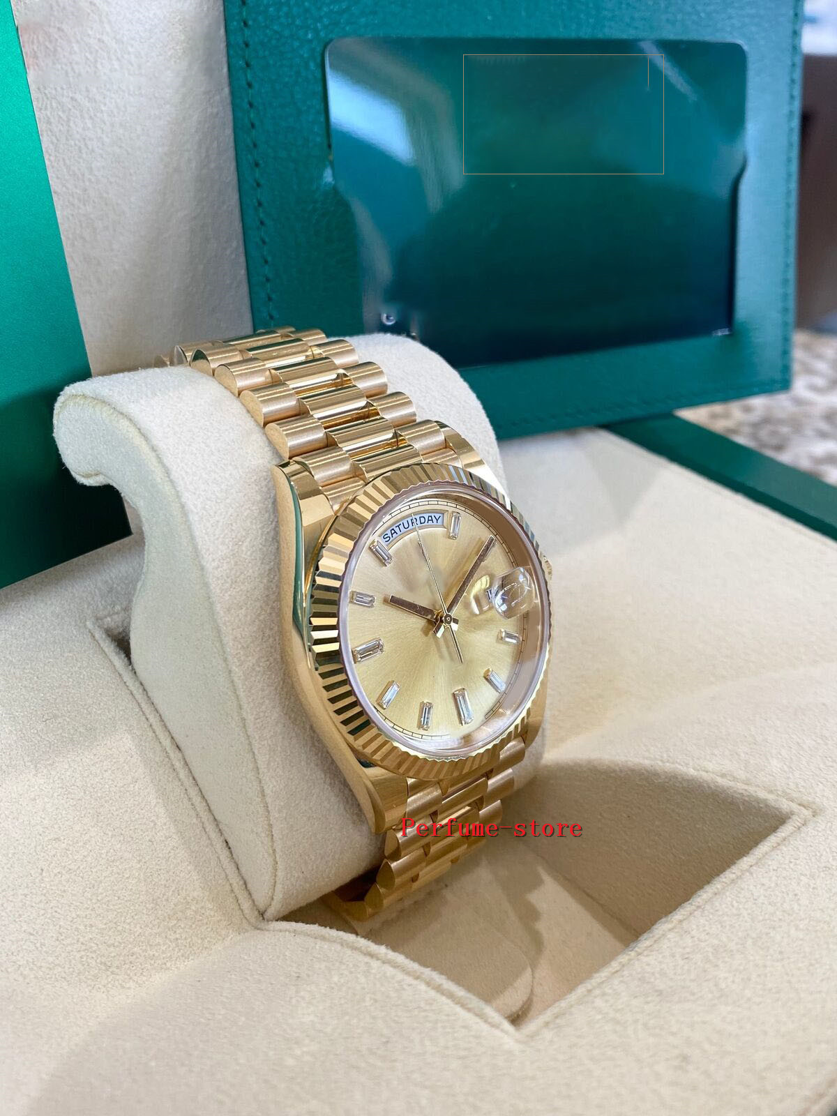 Day-Date 40 228238 Watch 40 mm Yellow Gold -Fashion brand automatic waterproof sapphire men's watch
Day-Date 40 228238 Watch 40 mm Yellow Gold -Fashion brand automatic waterproof sapphire men's watch