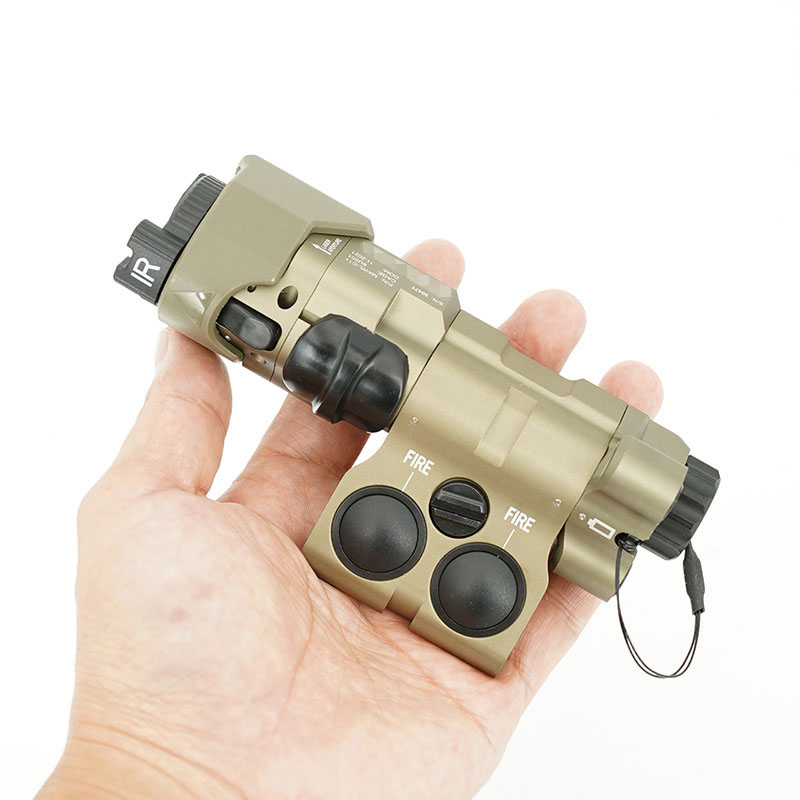 MAWL-C1+ Green Laser Real Metal CNC Newest Replica For Tactical Airsoft IR / Visible Aiming Laser With EC2