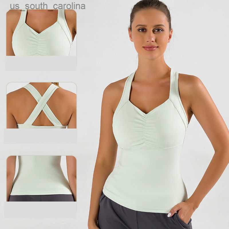 Camis Plus Size S-2XL Women Yoga Vest Elastic Breathable Quick-dry Gym Vest With Removable Bra Fitness Running Training Sport Tank Top L230522, Purple
Camis Plus Size S-2XL Women Yoga Vest Elastic Breathable Quick-dry Gym Vest With Removable Bra Fitness Running Training Sport Tank Top L230522, Purple
