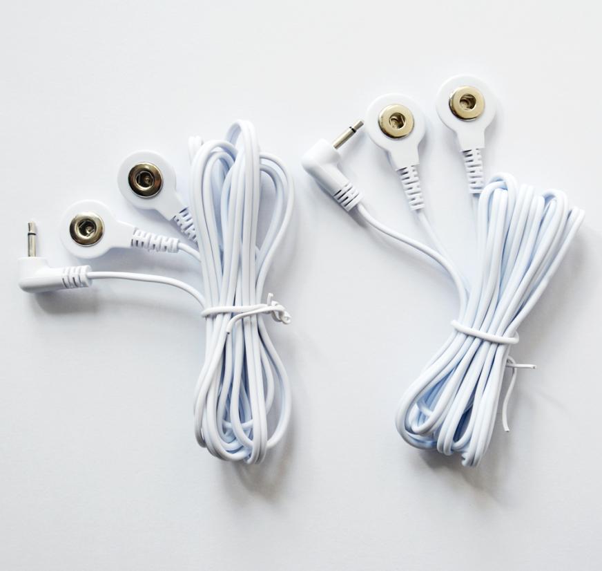 Tens Replacement Lead Wires Two Snap Connectors 25mm minijack 35mm snap style3109977, Vibration d
Tens Replacement Lead Wires Two Snap Connectors 25mm minijack 35mm snap style3109977, Vibration d
