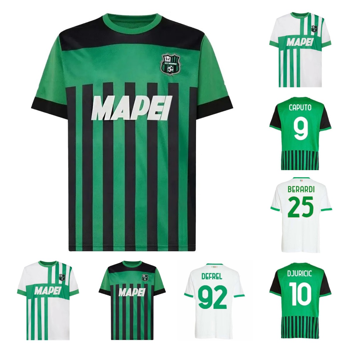 22 23 US Sassuolo Calcio TRAORE Mens Soccer Jerseys BERARDI BOGA CAPUTO OBIANG DEFREL KYRIAKOPOULOS Home Away Djuricic Football Shirt Chiriches Traore Uniforms, Adult 1
22 23 US Sassuolo Calcio TRAORE Mens Soccer Jerseys BERARDI BOGA CAPUTO OBIANG DEFREL KYRIAKOPOULOS Home Away Djuricic Football Shirt Chiriches Traore Uniforms, Adult 1