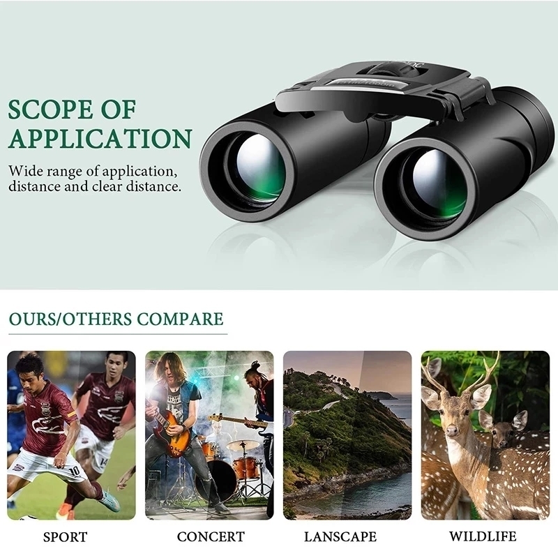Telescope Binoculars 500X25 50000M Zoom Professional Powerful Long Range Portable Monocular Low Night Vision for Camping Tourism 230603