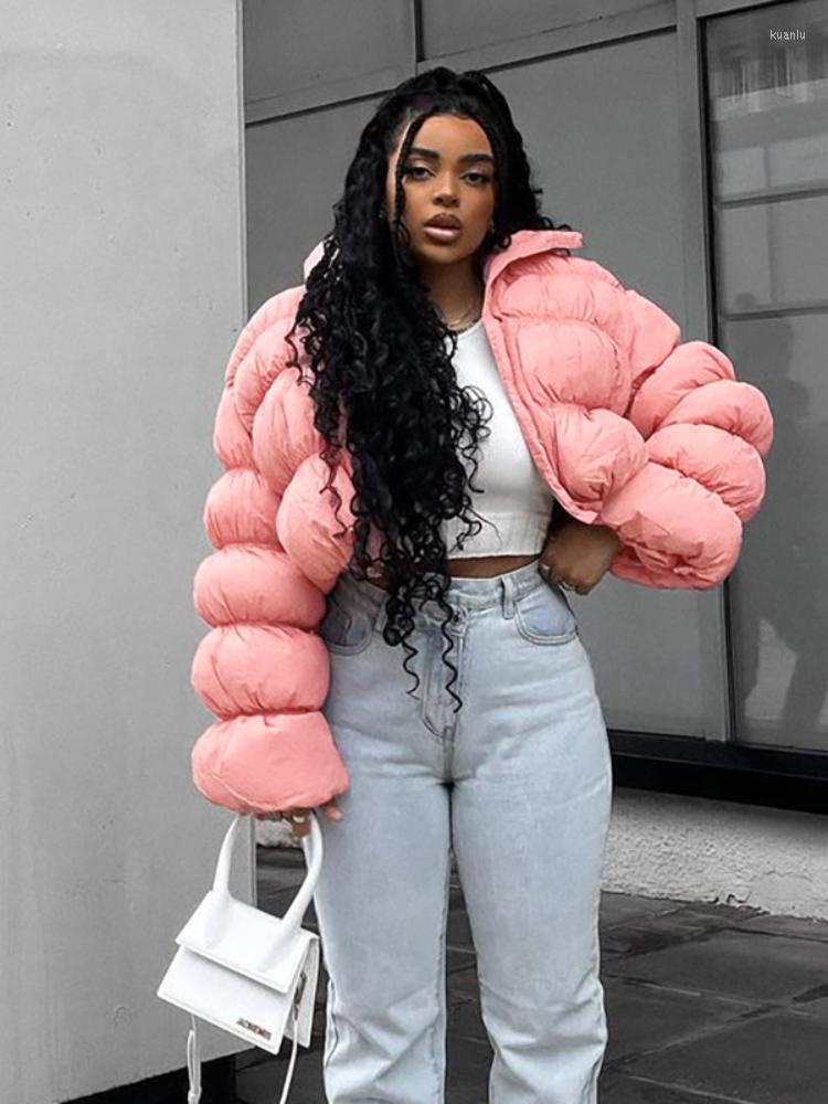 Women' Trench Coats WeiYao Parkas Winter Jacket For Women Long Doughnut Sleeves Stand Collar Zipper Coat Oversize Jackets Puffcoat Pink
Women' Trench Coats WeiYao Parkas Winter Jacket For Women Long Doughnut Sleeves Stand Collar Zipper Coat Oversize Jackets Puffcoat Pink