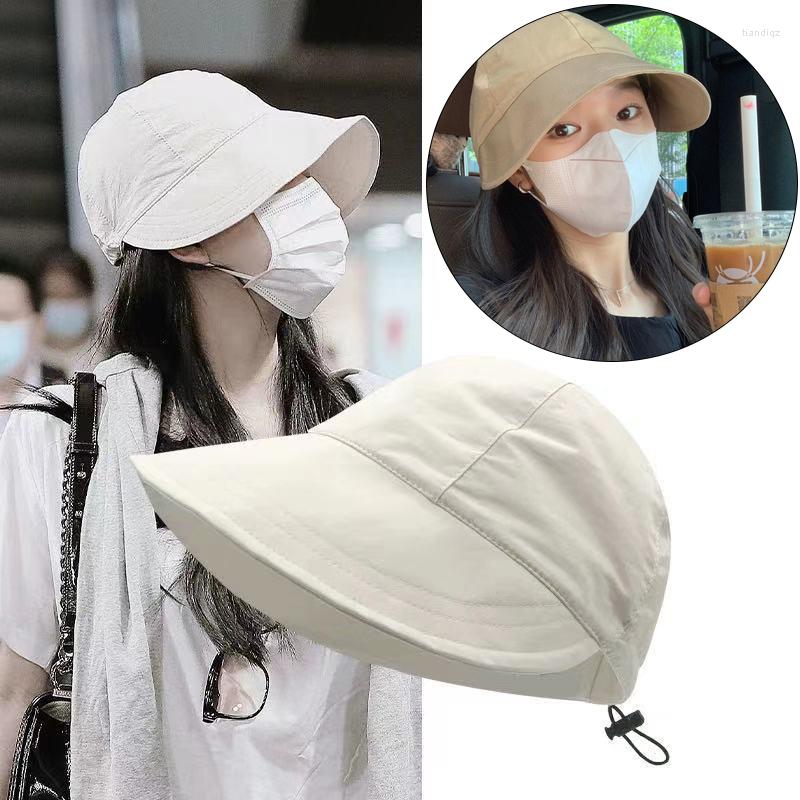 Wide Brim Hats Summer Fisherman Hat Women Bucket UV Protection Foldable Sunshade Visors Cap Outdoor Sports Panama, Black
Wide Brim Hats Summer Fisherman Hat Women Bucket UV Protection Foldable Sunshade Visors Cap Outdoor Sports Panama, Black