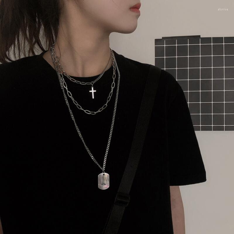 Pendant Necklaces 2023 Creative Multi-Layer Long Chain Necklace Punk Cross For Women Men Metal Chains Hip Hop Jewelry Gifts
Pendant Necklaces 2023 Creative Multi-Layer Long Chain Necklace Punk Cross For Women Men Metal Chains Hip Hop Jewelry Gifts