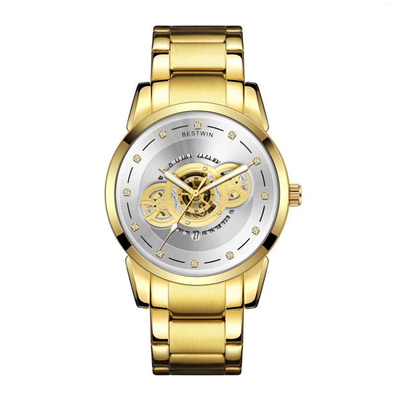 Wristwatches Mens Watches Fashion Top Brand WIN Luxury Business Quartz Watch Men Casual Waterproof Shiny Dial Relogio Masculino, Qt458-4
Wristwatches Mens Watches Fashion Top Brand WIN Luxury Business Quartz Watch Men Casual Waterproof Shiny Dial Relogio Masculino, Qt458-4