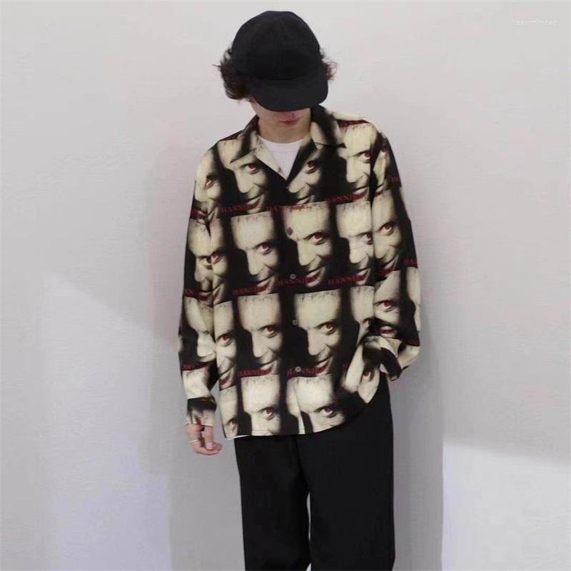 Men' Casual Shirts High Quality Wacko Maria Shirt Movie Hannibal Full Print Hawaiian Long Sleeve Oversized Men And Women, 04
Men' Casual Shirts High Quality Wacko Maria Shirt Movie Hannibal Full Print Hawaiian Long Sleeve Oversized Men And Women, 04