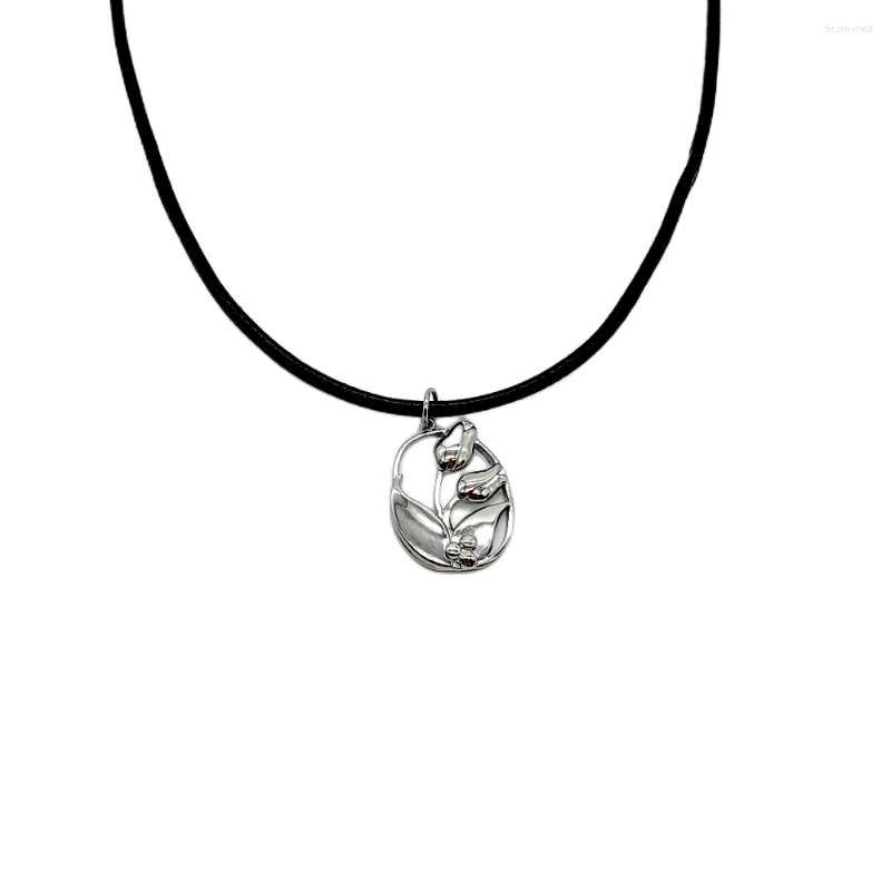Pendant Necklaces Retro Tulip Necklace For Women Men Stainless Steel Floral Neck Jewelry Gift Wholesale Fashion Accessories
Pendant Necklaces Retro Tulip Necklace For Women Men Stainless Steel Floral Neck Jewelry Gift Wholesale Fashion Accessories