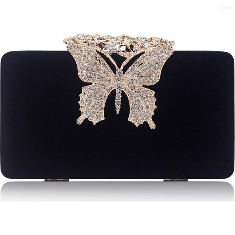 Evening Bags Rhinestone Crystal Clutch Purse Butterfly Clasp Women Bag For Formal Party, Red
Evening Bags Rhinestone Crystal Clutch Purse Butterfly Clasp Women Bag For Formal Party, Red
