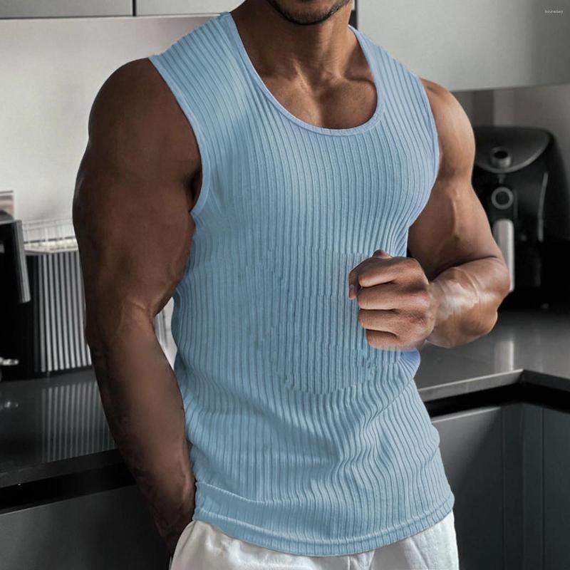 Men' Tank Tops Men Vest Knitted Ribbed Summer Fast Drying Stretch Fitness Clothes Gym Running Training Slim Sportswear Sleeveless Tee, Blue
Men' Tank Tops Men Vest Knitted Ribbed Summer Fast Drying Stretch Fitness Clothes Gym Running Training Slim Sportswear Sleeveless Tee, Blue