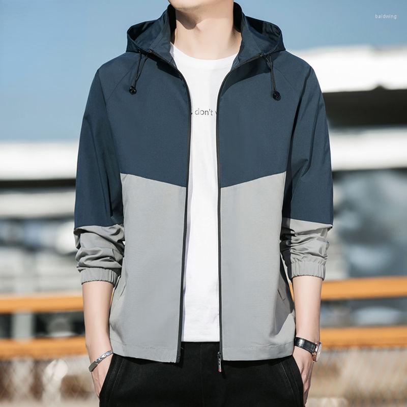 Men's Jackets 2023 Spring Arrival Men's Korean Patchwork Fashion Casual Hooded Clothing Male Autumn Daily Coats Clothes U131, Dark blue
Men's Jackets 2023 Spring Arrival Men's Korean Patchwork Fashion Casual Hooded Clothing Male Autumn Daily Coats Clothes U131, Dark blue