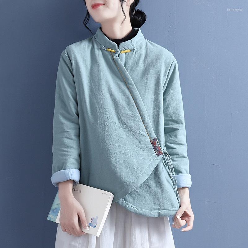 Ethnic Clothing Traditional Chinese Style Women Cotton Warm Coats Hanfu Retro Jacket Tang Suit Oriental Quilted Cheongsam Top 31583
Ethnic Clothing Traditional Chinese Style Women Cotton Warm Coats Hanfu Retro Jacket Tang Suit Oriental Quilted Cheongsam Top 31583