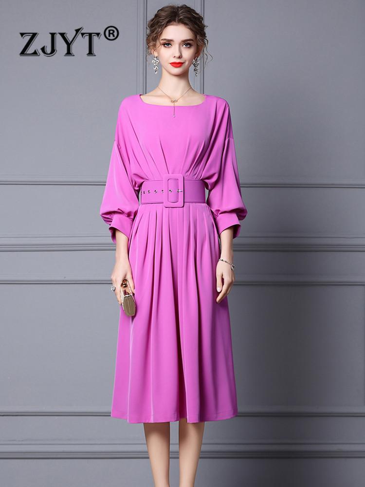 Dresses Zjyt Runway Fashion Summer Midi Dress Women Elegant Lantern Sleeve Solid Casual Party Vestidos High Waist Aline Robes with Belt, Orange red
Dresses Zjyt Runway Fashion Summer Midi Dress Women Elegant Lantern Sleeve Solid Casual Party Vestidos High Waist Aline Robes with Belt, Orange red