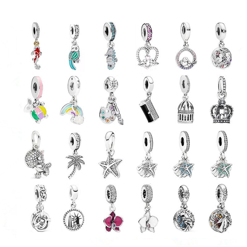 925 Silver Fit Pandora Charm Animal Hanging Parts, Shells, Bird Cages, Ice and Snow Bead Dangle Fashion Charms Set Pendant DIY Fine Beads Jewelry
925 Silver Fit Pandora Charm Animal Hanging Parts, Shells, Bird Cages, Ice and Snow Bead Dangle Fashion Charms Set Pendant DIY Fine Beads Jewelry