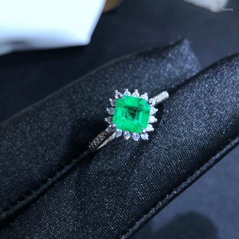 Cluster Rings Natural Emerald Ring 925 Sterling Silver Princess Square Rare Precious Gem
Cluster Rings Natural Emerald Ring 925 Sterling Silver Princess Square Rare Precious Gem