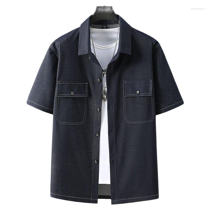 Men's Casual Shirts Summer Large Size Men's Shirt Loose Fat Extra Plus Business Short Sleeve Denim, Black
Men's Casual Shirts Summer Large Size Men's Shirt Loose Fat Extra Plus Business Short Sleeve Denim, Black