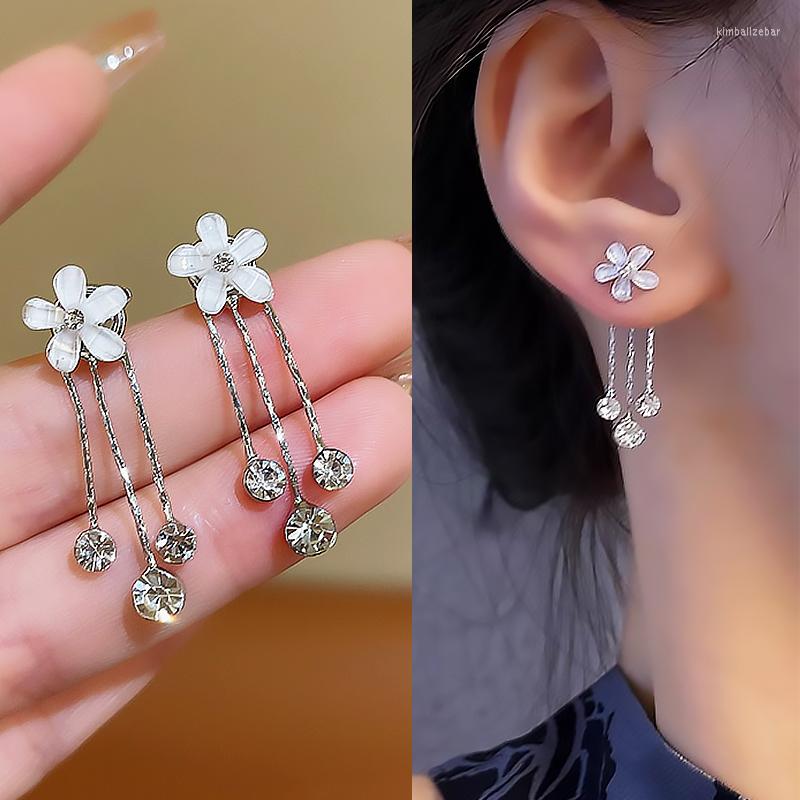 Dangle Earrings Crystal Drop For Women Cubic Silver Flower Zirconia Temperament High Quality Color Trendy Jewelr
Dangle Earrings Crystal Drop For Women Cubic Silver Flower Zirconia Temperament High Quality Color Trendy Jewelr