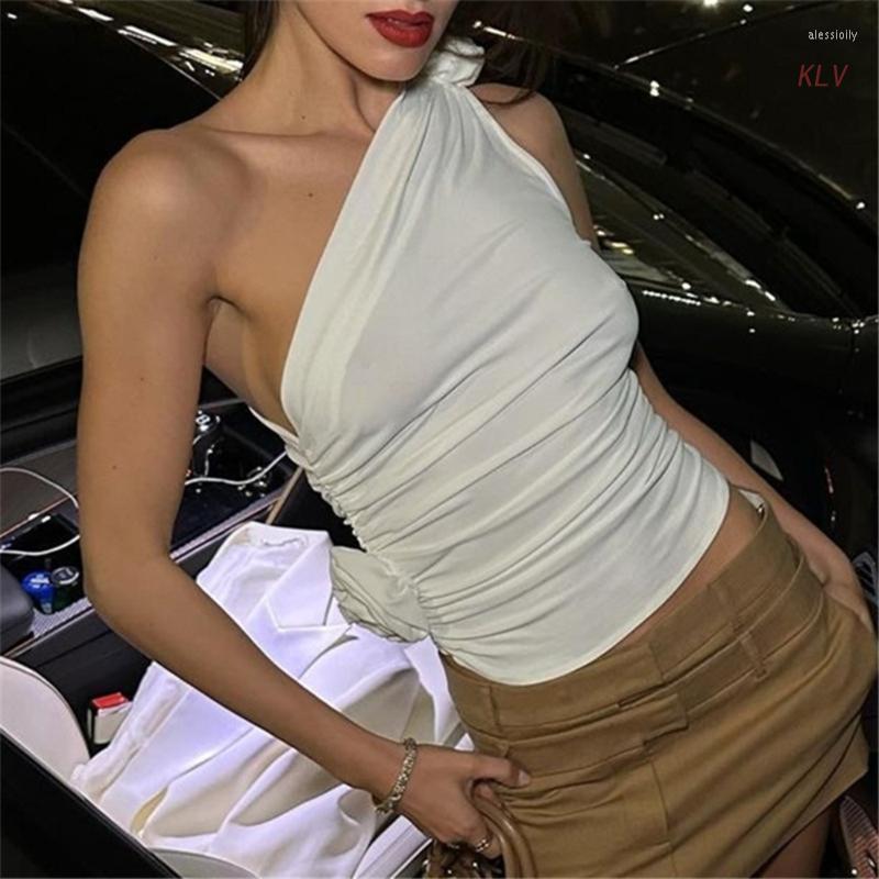 Women's Tanks Sexy Style Sleeveless Crop Top Women Summer Ie Skinny Single Shoulder Strapless Tops Fashion Nightclub Clothes
Women's Tanks Sexy Style Sleeveless Crop Top Women Summer Ie Skinny Single Shoulder Strapless Tops Fashion Nightclub Clothes